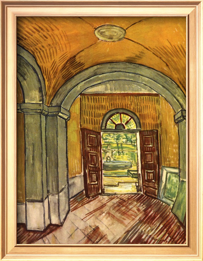 Lobby in the Asylum - Van Gogh Painting On Canvas